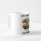 County of Los Angeles Koffiemok (Voorkant links)