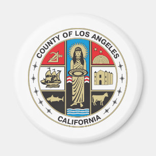 County of Los Angeles seal Magneet