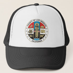 County of Los Angeles seal Trucker Pet