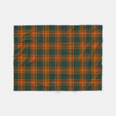 County Roscommon Irish Tartan Fleece Deken (Voorkant (Horizontaal))