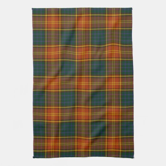 County Roscommon Irish Tartan Theedoek (Verticaal)