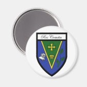 County Roscommon Magnet Magneet (Voorkant / Achterkant)