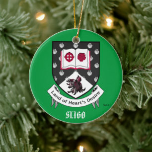 County Sligo Ireland kerstversiering Keramisch Ornament