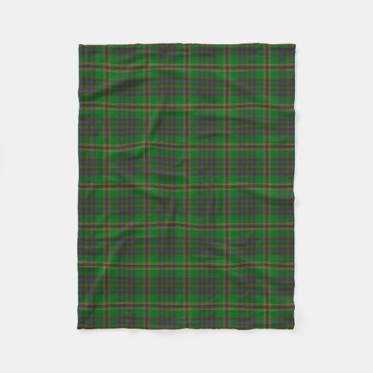 County Westmeath Irish Tartan Fleece Deken (Voorkant)