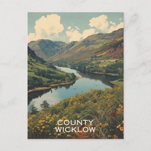 County Wicklow Briefkaart (Voorkant)