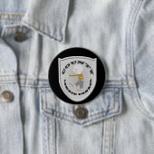 County Zombie Control Badge Ronde Button 7,6 Cm (In situ)