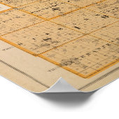 County's McLeod en Sibley, Minnesota Poster (Hoek)