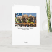 Coup dans là la carte de voeux (Dos)