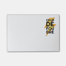 Coup de Foudre - Lightning Strike French Post-it® Notes
