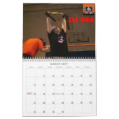Coup du lapin luttant le calendrier 2008 (Mar 2027)
