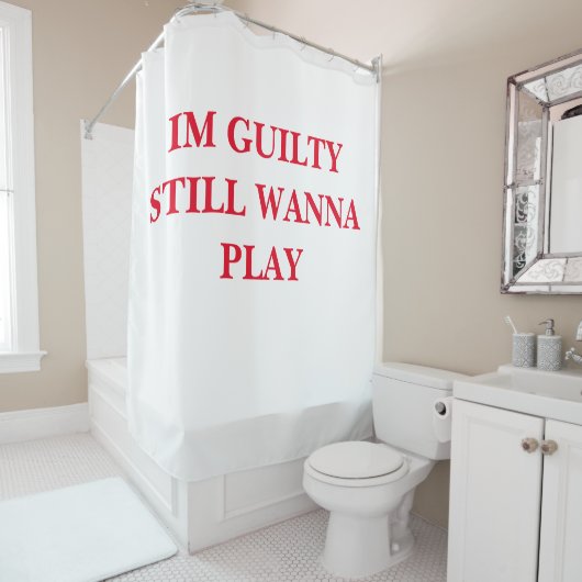 Coupable rideau de douche (En situation)