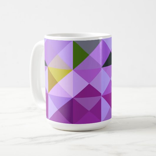 Coupe Abstraite de Geo Mug Lavender (Devant gauche)