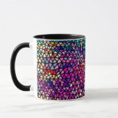 Coupe Abstraite de Mug Art en Verre (Gauche)