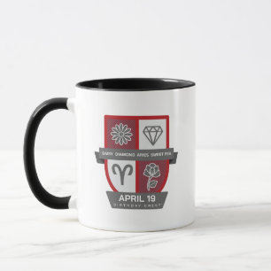 Coupe Aries Fête d'Anniversaire Crest™ pour Mug du