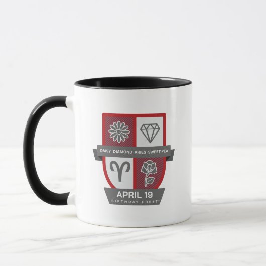 Coupe Aries Fête d'Anniversaire Crest™ pour Mug du (Gauche)