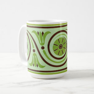 Coupe Art Déco Retro de café Thé Mug vintage