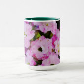 Coupe Art Mug de l'aquarelle florale rose (Centre)