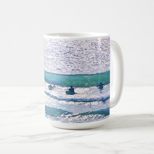 Coupe Artsy Surfer Mug (Devant droit)