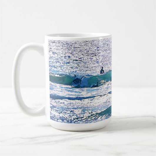 Coupe Artsy Surfer Mug (Gauche)
