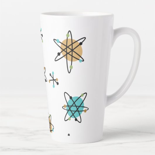 Coupe Atomique Latte Mug du milieu du siècle (Droite)