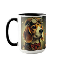 Coupe beagle de café Steampunk Mug