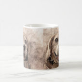 Coupe beagle de chiot de chiot de café Mug (Centre)