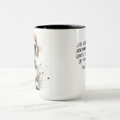 Coupe beagle Splatee de café Mug (Centre)