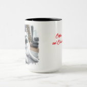 Coupe blanche allemande Shepard Christmas Mug (Centre)