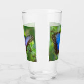 Coupe Bleue Papillon en verre (Gauche)