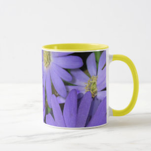 Coupe Blue Flowers Mug Café Coupe Blue Daisies