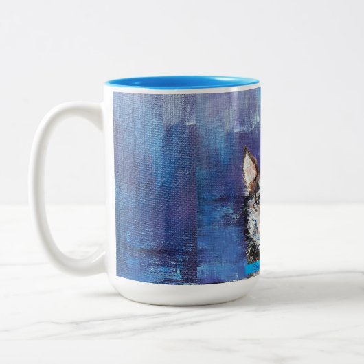Coupe Borealis d'Alaska 15 oz de Mug (Gauche)