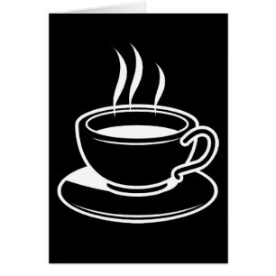 Coupe chaude de café - Noir