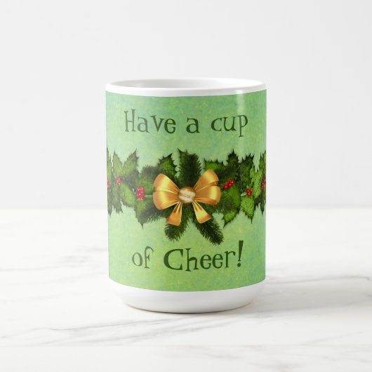 Coupe Cheer Christmas Holiday Retro Mug Cup (Centre)
