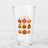 Coupe Citrouille de verre d'Halloween (Dos)