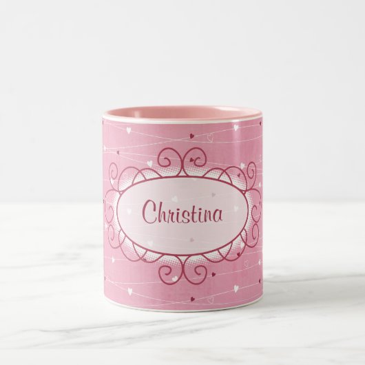Coupe Coeur & Love Coffee Mug (Centre)