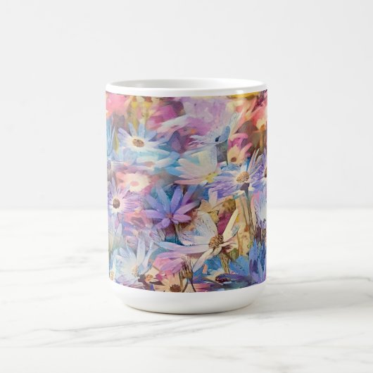 Coupe colorée Daisy Garden Art Mug (Centre)