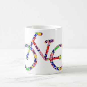 Coupe colorée Portland Bike Coffee Cup Mug