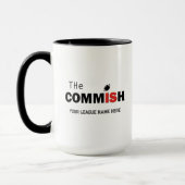 Coupe Commish Coffee Mug Custom Ajouter Nom de la (Gauche)