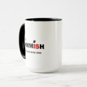 Coupe Commish Coffee Mug Custom Ajouter Nom de la (Devant gauche)