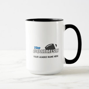 Coupe Commish Coffee Mug Custom Ajouter Nom de la 