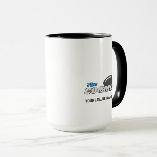 Coupe Commish Coffee Mug Custom Ajouter Nom de la  (Devant droit)