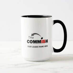 Coupe Commish Coffee Mug Custom Ajouter Nom de la 