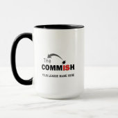 Coupe Commish Coffee Mug Custom Ajouter Nom de la  (Gauche)