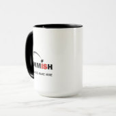 Coupe Commish Coffee Mug Custom Ajouter Nom de la  (Devant gauche)