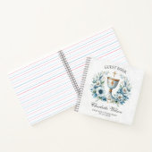 Coupe communion premier livre d'invité Holly Commu (Intérieur)