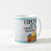 Coupe Crochet Fer Design Café Mug (Devant droit)