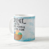 Coupe Crochet Fer Design Café Mug (Devant gauche)