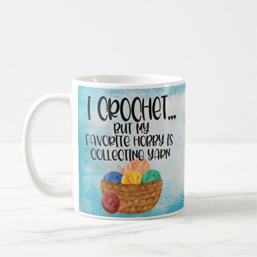 Coupe Crochet Fer Design Café Mug (Gauche)