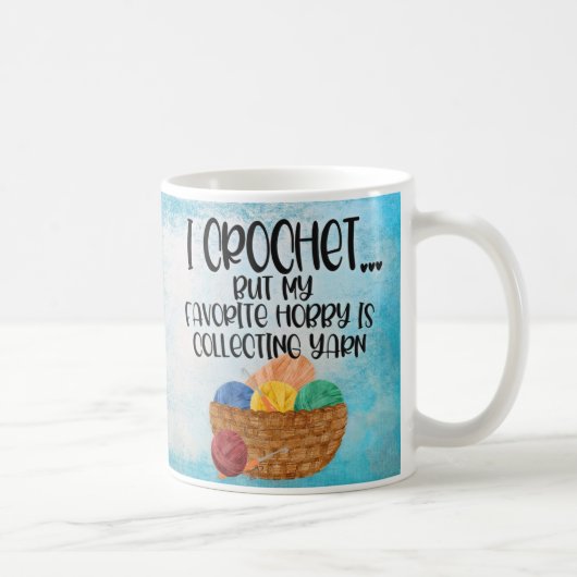 Coupe Crochet Fer Design Café Mug (Droite)