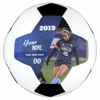 Coupe Custom Soccer Ball Blue